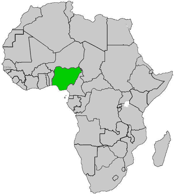 Situation géographique du Nigéria